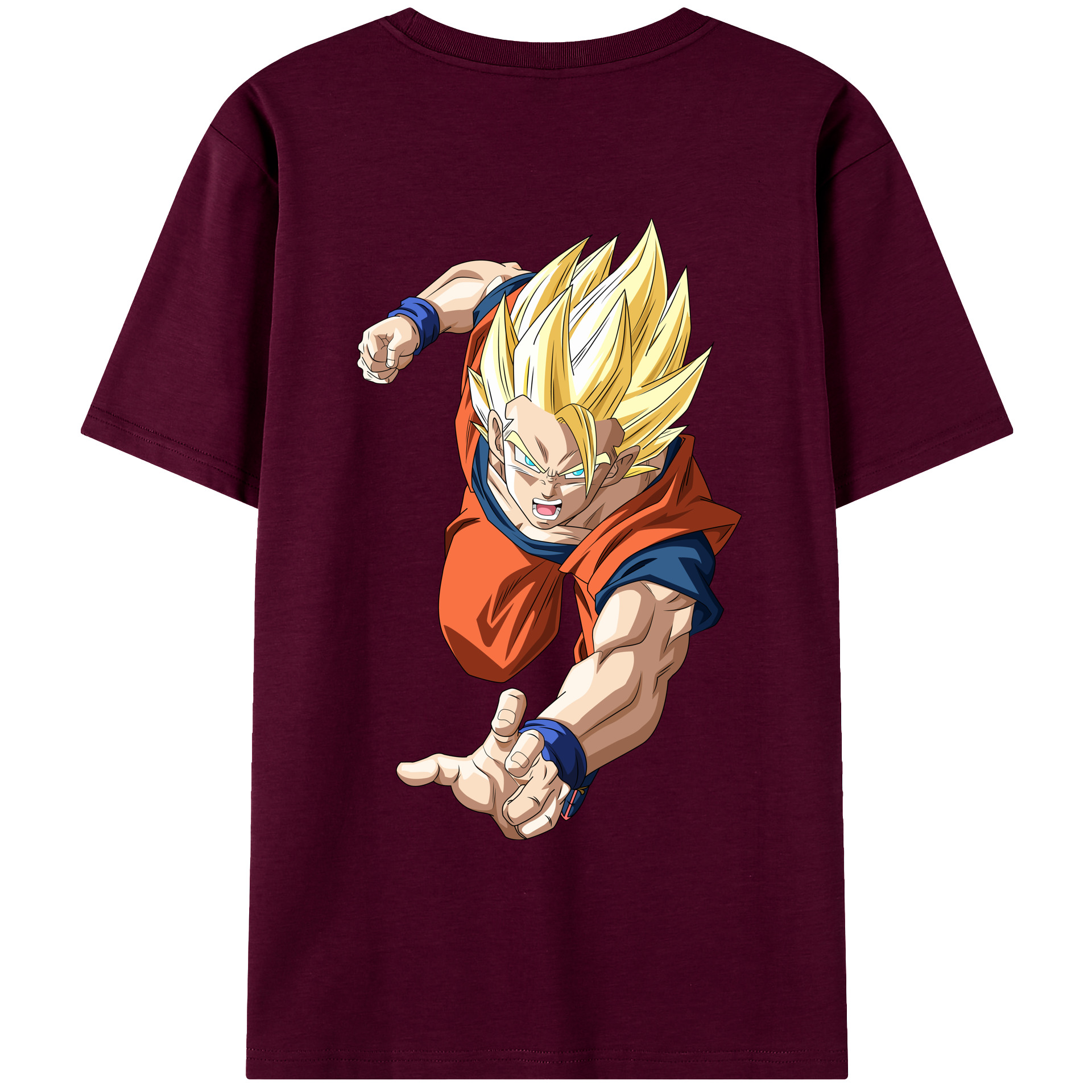（画像用） ドラゴンボール 孫 悟飯（そんごはん）DRAGON BALL Son Gohan レディース半袖Tシャツ(バックプリント)